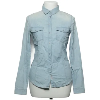 Denim blouse (Blauw) van Bershka Denim Collection Katoen