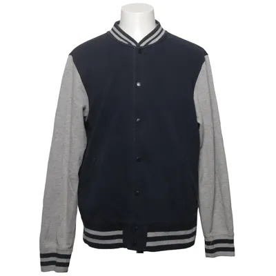 Varsity jacket (Blue, Gray) from American Eagle Outfitters Cotton, Polyester