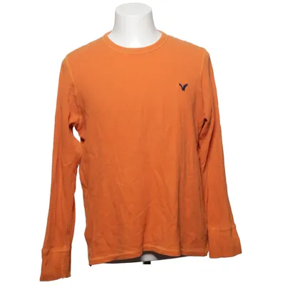 Long sleeve T-shirt (Orange) from American Eagle Outfitters Cotton