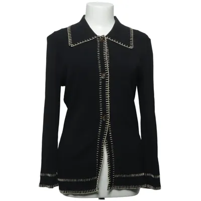 Cardigan (Zwart) van By Malina Katoen, Polyamide, Viscose