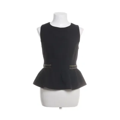 Peplum top (Zwart) van Warehouse Elastaan, Polyester, Viscose