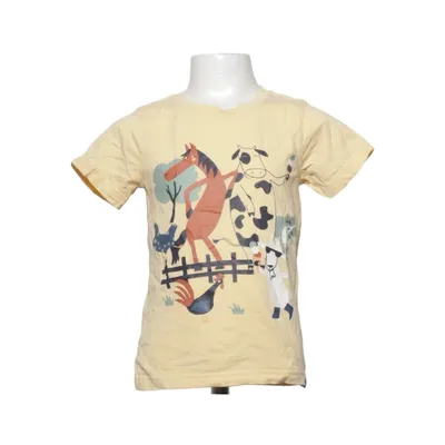T-shirt (Gul, Flerfarvet) fra Polarn O. Pyret Økologisk bomuld