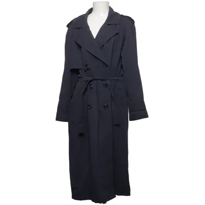 Trench-coat (Bleu) de Johan Skoglund Coton, Polyamide, Polyester, Viscose, Laine