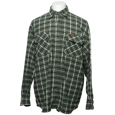 Flannel skjorte (Grøn, Hvid, Sort) fra Lee Cooper Akryl, Linned, Polyester