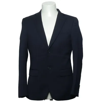 Blazer (Bleu) de Dressmann Élasthane, Polyester, Viscose, Laine