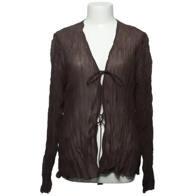 Wrap blouse (Brown) from H&M Trend Polyester