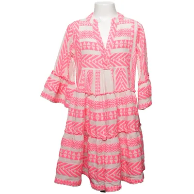 Jurk (Roze, Wit) van Devotion Katoen, Polyester