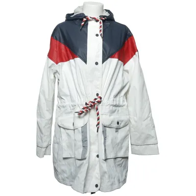 Regenjas (Wit, Blauw, Rood) van Ulla Popken Katoen, Elastaan, Polyurethaan