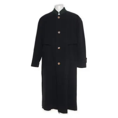 Coat (Blue, Green) from Julius Lang Polyamide, Wool, Viscose