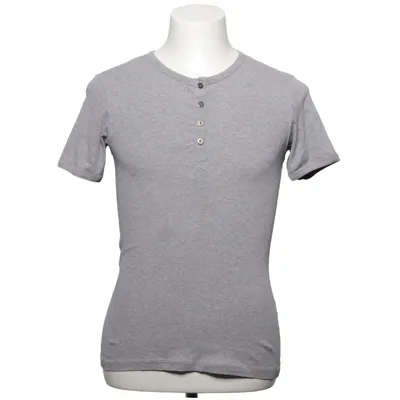 Henley T-shirt (Grå) fra Schiesser Bomuld, Elastan