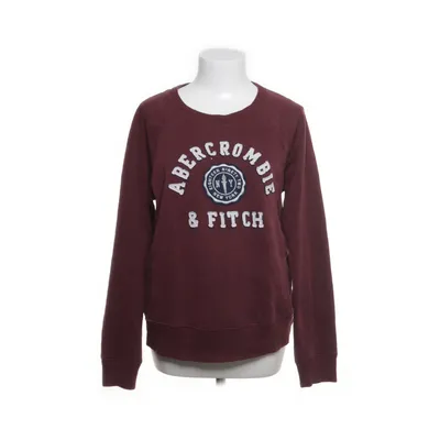 Collegetröja (Röd, Flerfärgad) från Abercrombie & Fitch Bomull, Polyester