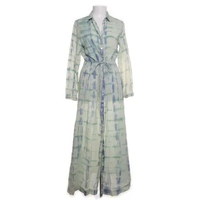 Shirt dress (Green, Multicolored) from Maison Hotel Cotton