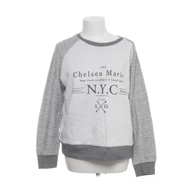 Sweatshirt (Gris, Blanc) de Mango Denim & Tees