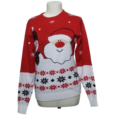 Julesweater (Rød, Hvid, Sort) fra Bredenberg Akryl