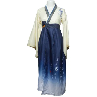 Traditional attire (Blue, Yellow, White) Polyester