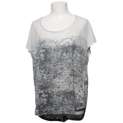 T-shirt (Grå, Svart) från Kaffe Bomull, Polyester