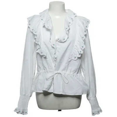 Blouse (Wit) van Notes du Nord Organisch katoen