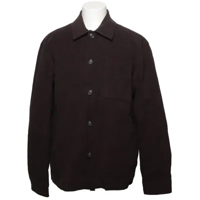 Overshirt (Brown) from Selected Cotton, Elastane