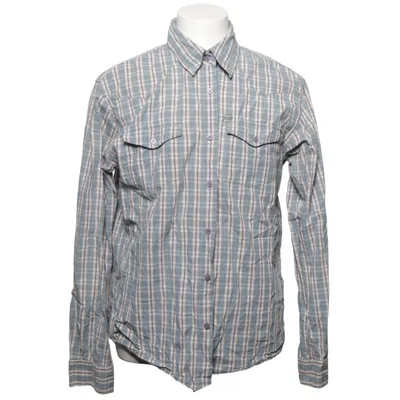 Flanellen overhemd (Blauw, Wit) van Maverick Katoen
