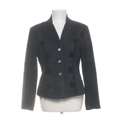 Denim jacket (Black) from Lafei Nier Cotton, Elastane