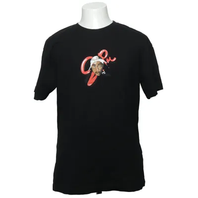 T-shirt (Noir) de Gangs Coton, Élasthane, Polyester