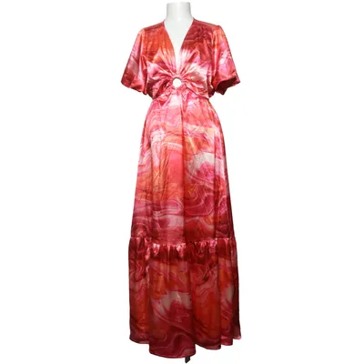 Maxi jurk (Roze, Rood, Oranje) van Allyson