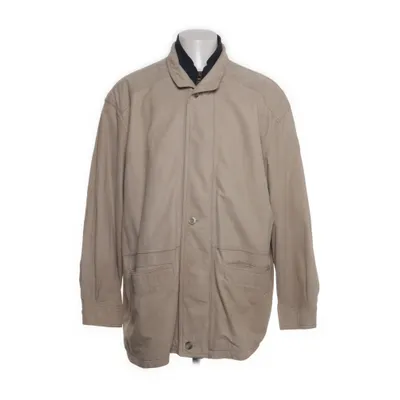 Jacket (Beige) from Trapper Acetate, Cotton, Nylon, Polyester, Leather