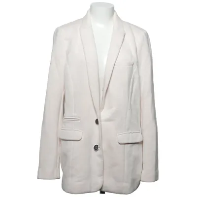Blazer (Beige) from Oui Acetate, Cotton, Elastane, Polyamide, Viscose