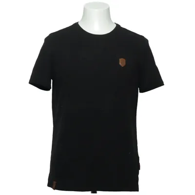 T-shirt (Zwart) van Naketano Katoen, Polyester