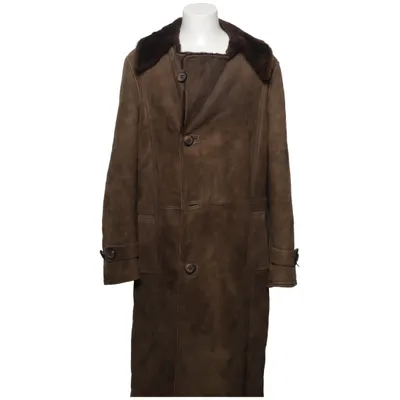 Veste en peau de mouton retournée (Marron) de Huc of Sweden