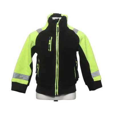 Fleecejacka (Svart, Gul) från Wexman Workwear Polyester