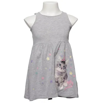 Jurk (Grijs) van H&M Kids Katoen, Viscose