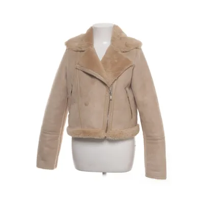 Shearling jas (Beige) van Stradivarius Polyester