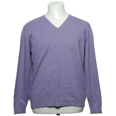 Pullover (Lila) van Mario Barutti Katoen, Merinowol