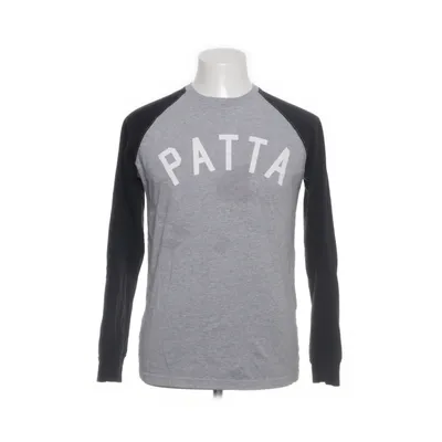 Lange mouwen shirt (Zwart, Grijs) van Patta Katoen