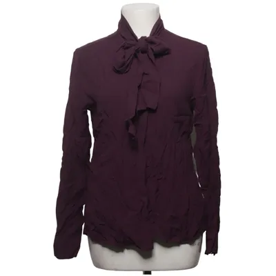 Pussy bow blouse (Purple) from The Shirt Factory Viscose