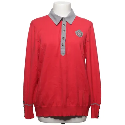Rugby shirt (Red, Gray) from Rabe Acrylic, Modal, Polyamide