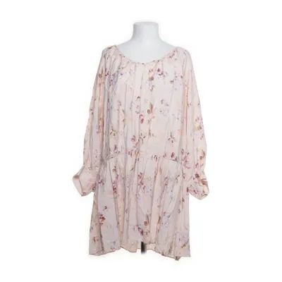 Klänning (Beige, Flerfärgad) från H&M Polyamid, Viskos
