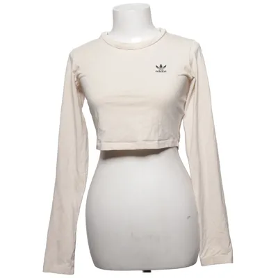 Crop top (Beige) från Adidas Bomull, Elastan