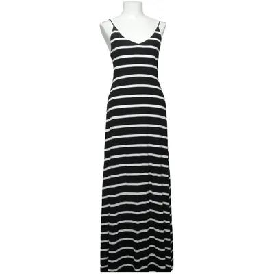 Robe longue (Noir, Blanc) de Forever 21 Viscose