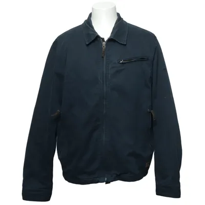 Veste (Bleu, Beige) de Timberland Coton, Cuir, Nylon