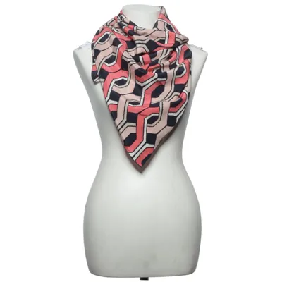 Sjaaltje (Blauw, Roze, Beige) van Trina Turk Zijde