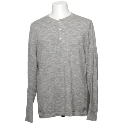 T-shirt manches longues (Gris) de Abercrombie & Fitch Coton