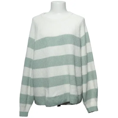 Sweater (Green, White) from Esmara Elastane, Recycled polyester, Wool