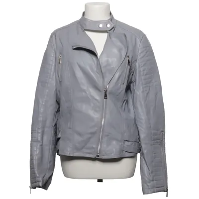 Bikerjacka (Grå) från Missäy Polyester