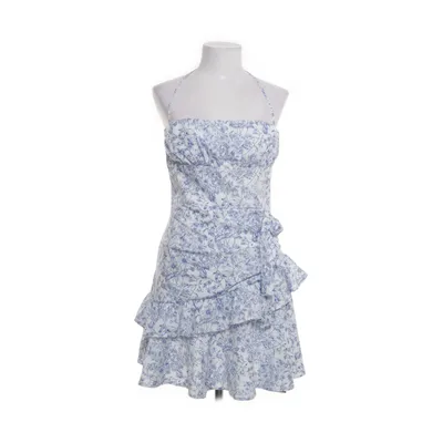 Halternek jurk (Blauw, Wit) van Shein Polyester, Elastaan