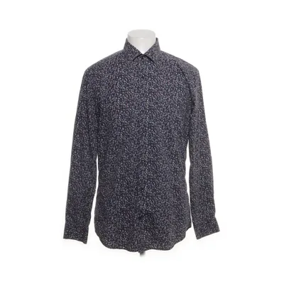 Skjorta (Blå, Flerfärgad) från Dressmann Bomull, Polyester