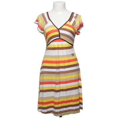 Jurk (Bruin, Geel, Rood) van Norhult Viscose