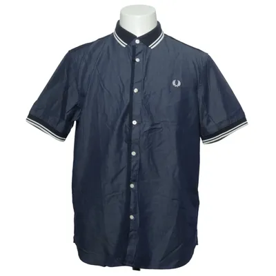 Short sleeve shirt (Blue) from Fred Perry Cotton