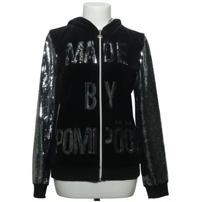 Huvtröja (Svart, Silverfärgad) från Pompöös Bomull, Polyester